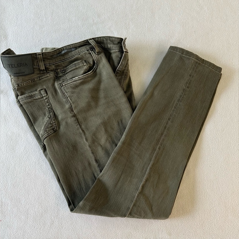Teleria Zed Jeans Mens 34x30 Gray Cobra 19 Denim Concept Made In Italy Pants